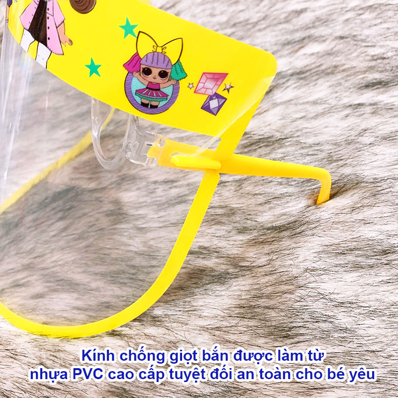 Kính chắn giọt bắn trẻ em, Kính chống giọt bắn cho bé 3-10 tuổi chống hầm hơi an toàn tiện lợi cho bé yêu mang khi ra đường – SK022
