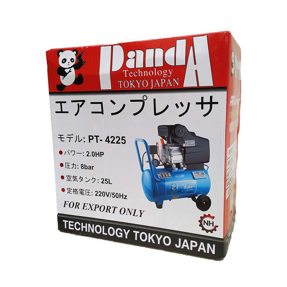 Máy Nén Khí Có Dầu Liền Trục Panda PT-4225 2HP 25L