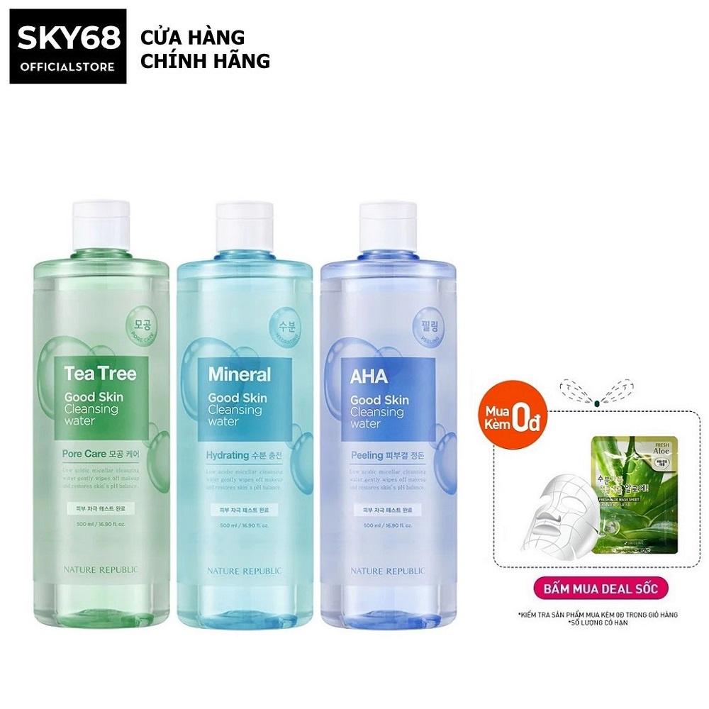 Nước tẩy trang Nature Republic Good Skin Cleansing Water 500ml