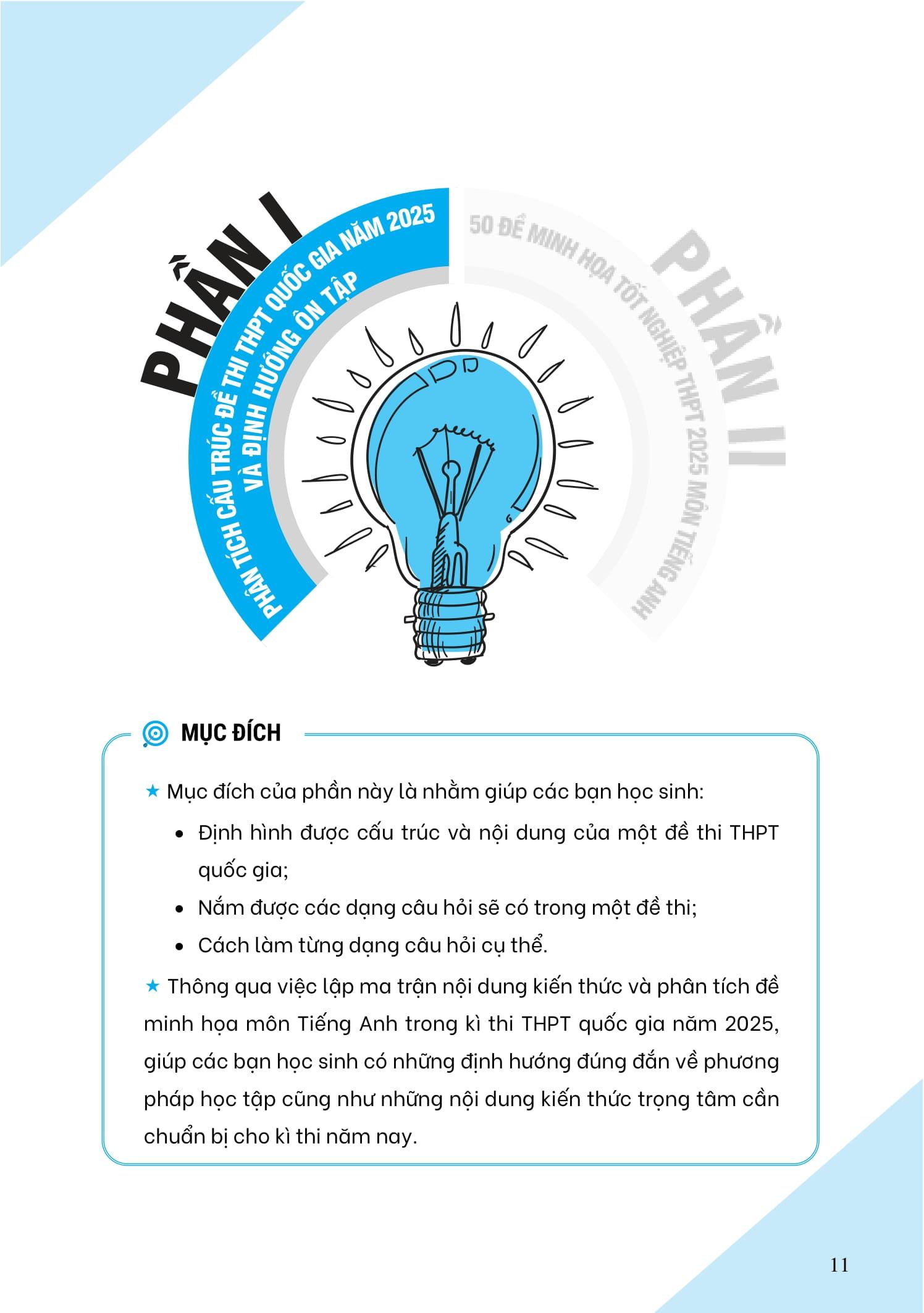 Sách - 50 Đề Minh Họa Tốt Nghiệp THPT 2025 - Môn Tiếng Anh