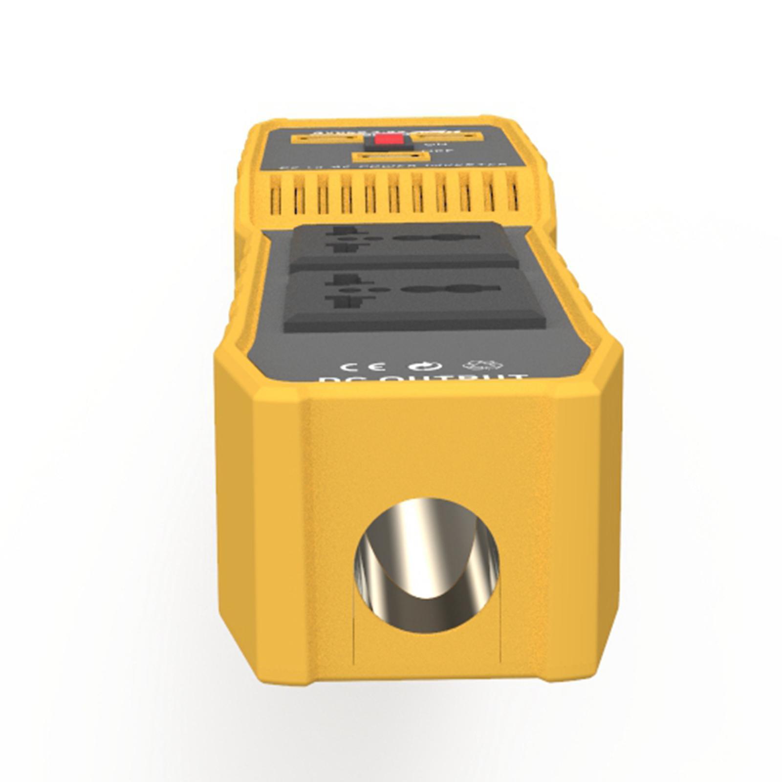 DC to AC Car Power Inverter Charger 3 USB Ports 2 AC Outlet Peak 400W 220V