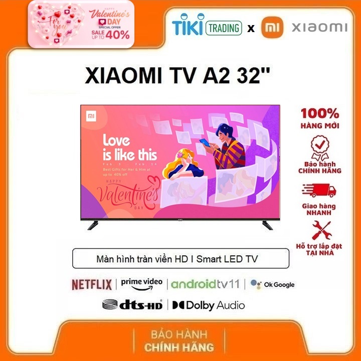 Android Tivi Xiaomi HD 32 inch A2 L32M7-EAVN - Model 2022