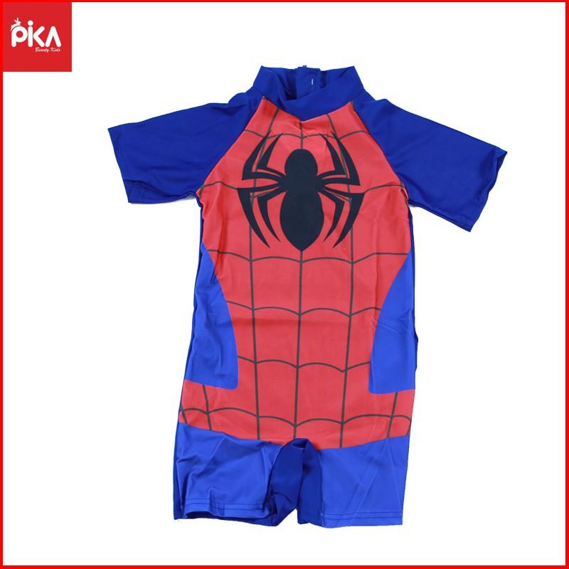 Bộ bơi bikini liền thân - Pika kids - từ 3-8 tuổi -cho bé trai bé gái hoạt hình cộc tay ngộ nghĩnh đáng yêu