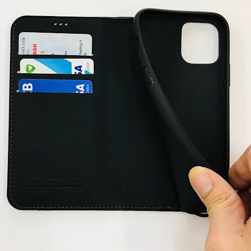 Bao da cho iPhone 11 Pro Max hiệu j-CASE Coorui Leather Tpu Card - Hàng nhập khẩu