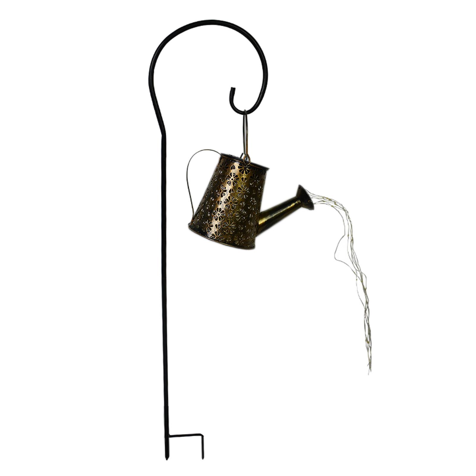 LED Lights Watering Can Outdoor Fairy  String Lamp