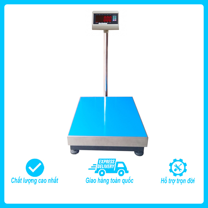 Cân bàn điện tử thông dụng Yaohua T7E, Bàn cân kích thước 50x60cm , Mức ký/ Sai số lựa chọn: 100kg/0.02kg, 150kg/0.02kg, 200kg/0.05kg, 300kg/0.05kg, 500kg/0.1kg