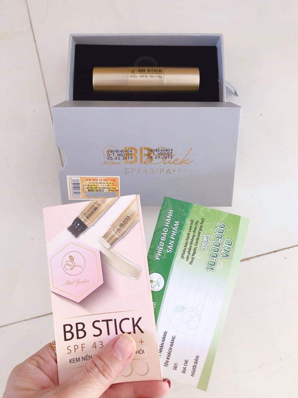 Kem nền trang điểm BBstick MiniGarden