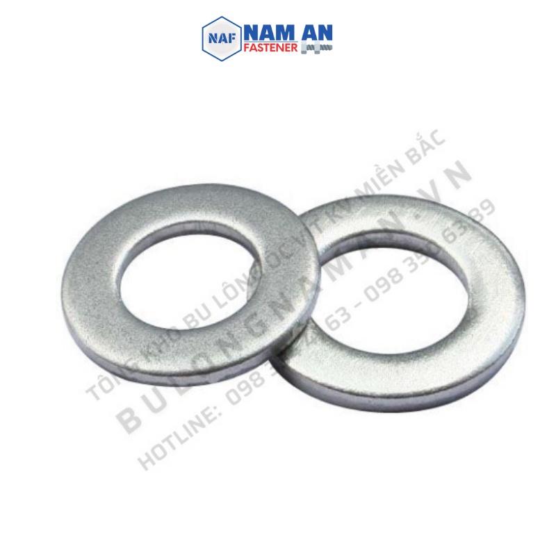 100 con Long đền phẳng Inox 304 M6, M8, M10, M12, long đen phẳng inox 304, vòng đệm inox