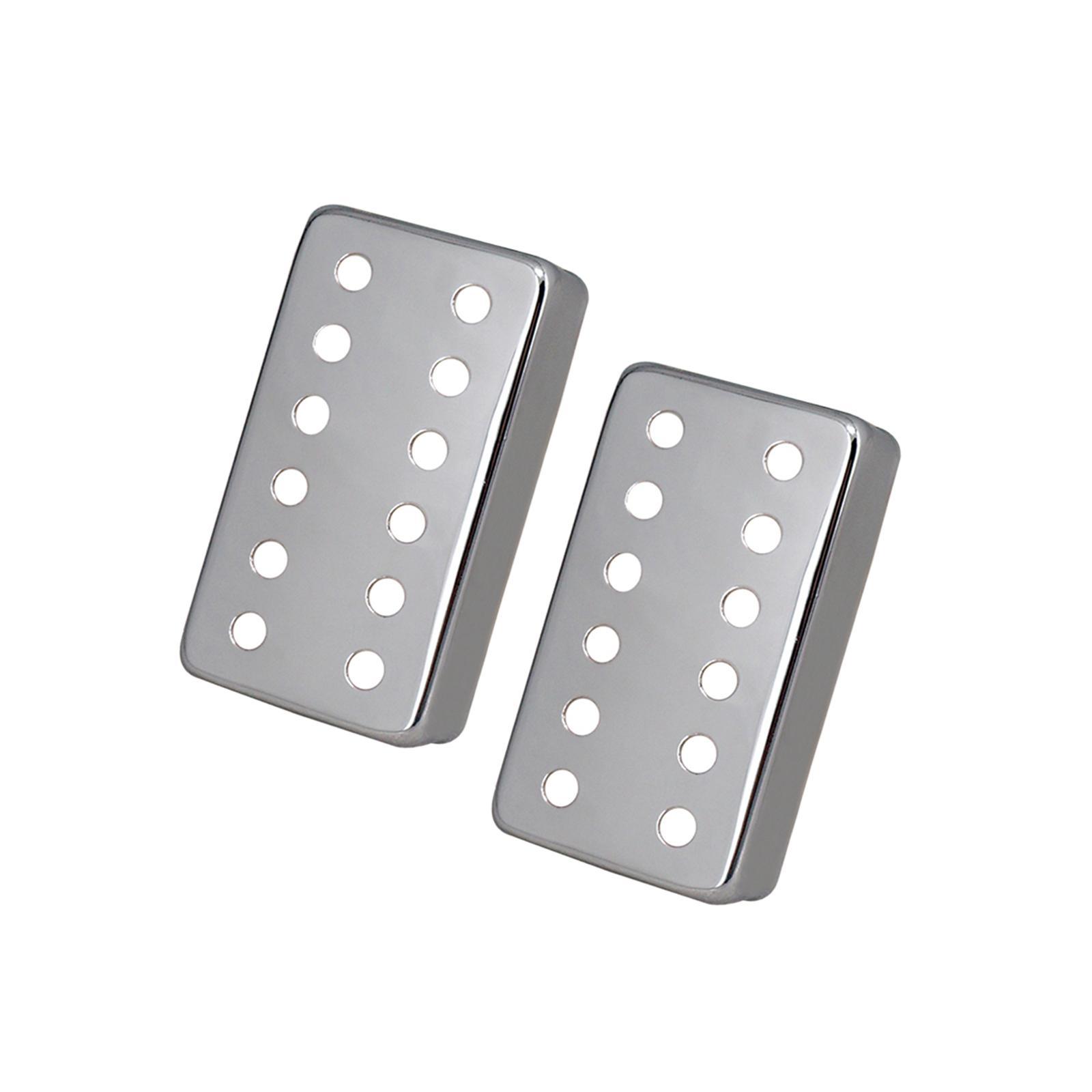 2Pcs Copper Guitar Pickup Cover for 6 Strings Electric Guitar Replacement