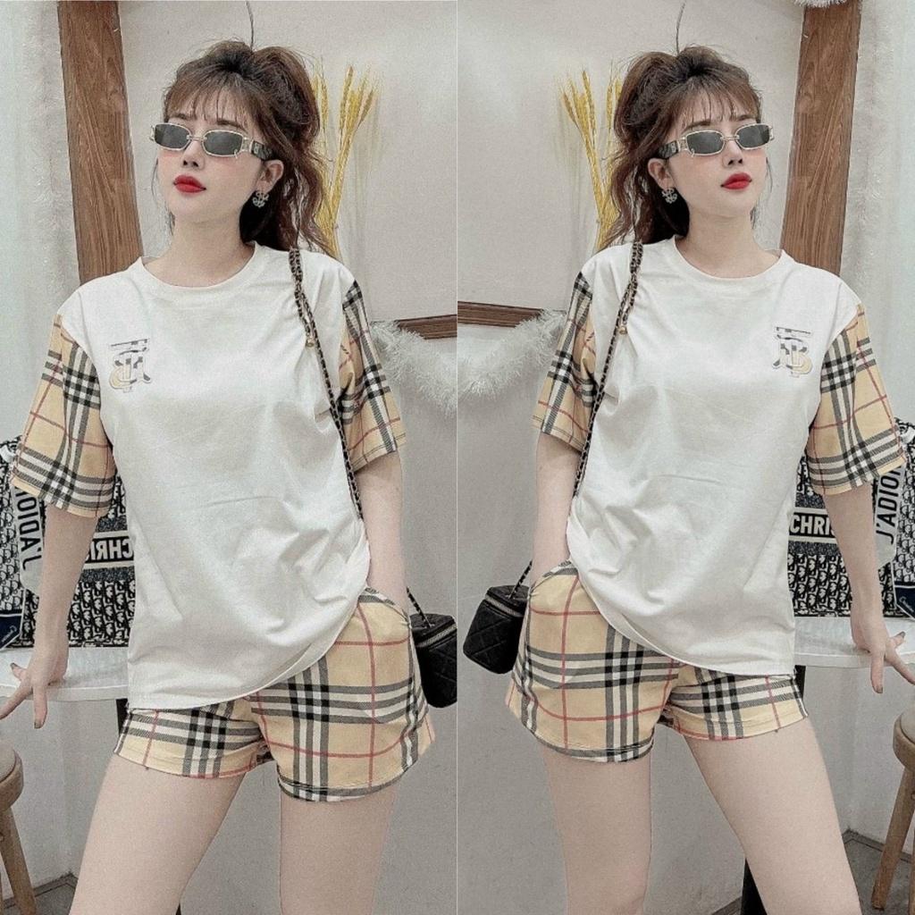 SET BỘ THỜI TRANG FOM RỘNG PHỐI HỌA TIẾT BBR B THÊU