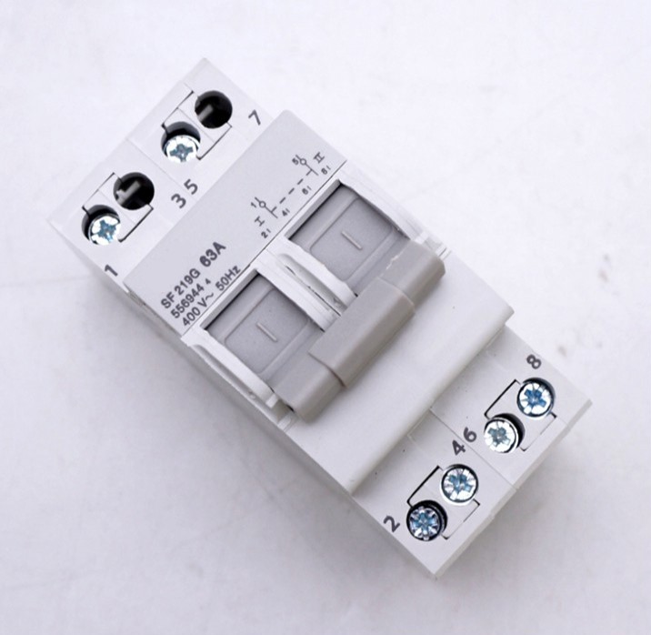 Cầu dao chuyển đổi 2 nguồn điện 1 pha 2P 63A