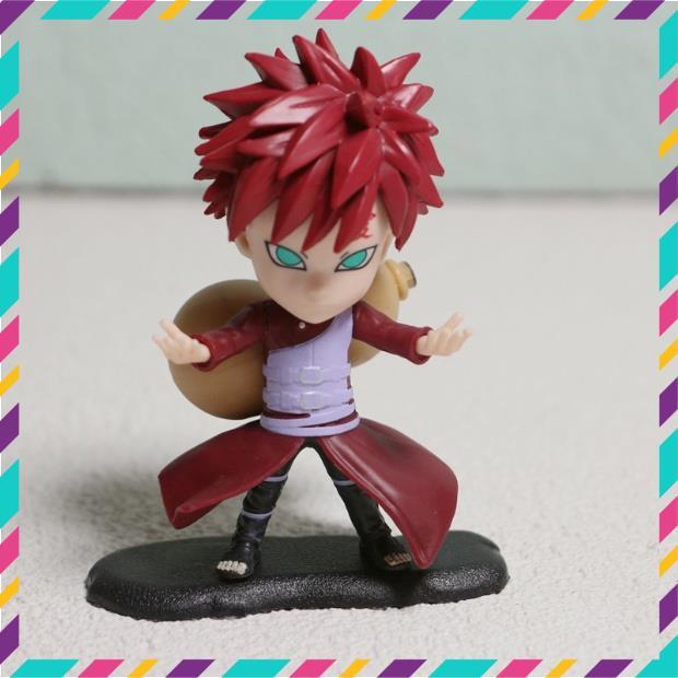 Mô Hình Naruto ChiBi, Bộ 5 Mô Hình Naruto, Kakashi, Itachi, Garaa, Sasuke Siêu Đẹp Cao 8,5 cm - Tượng Figure