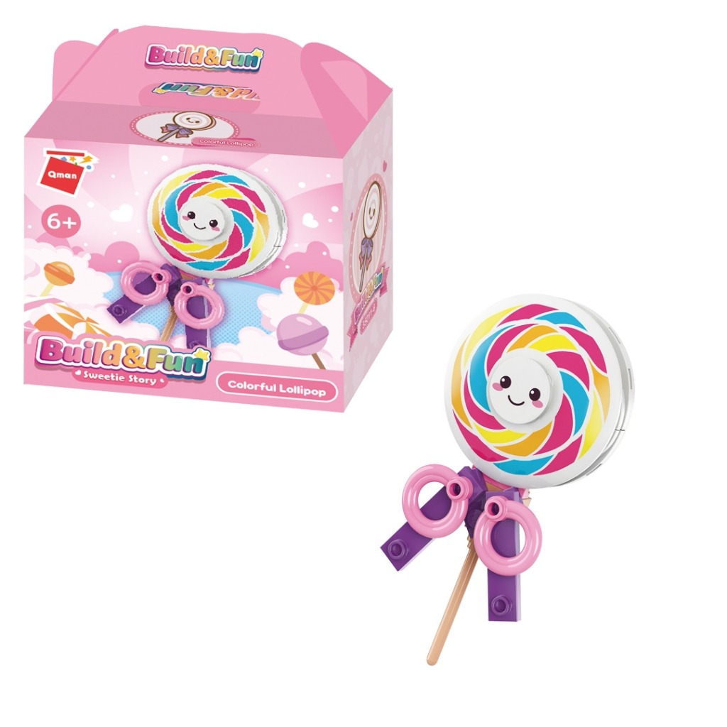 Đồ chơi - QMAN - 35011 Đồ chơi xếp hình Build &amp; Fun - Sweetie Story ngọt ngào