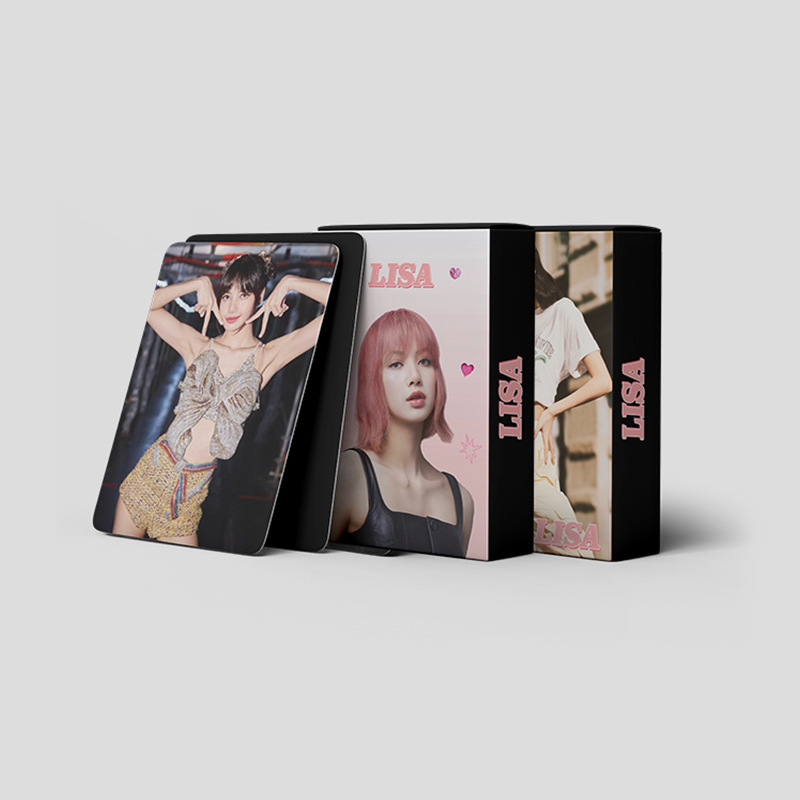 Set 55 lomo card Blackpink LISA dễ thương 2023