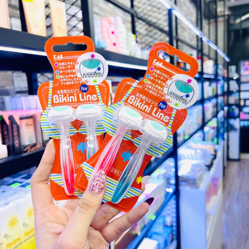 Set 2 dao cạo vùng Bikini KAI - Hàng Nhật