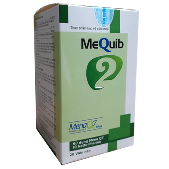 Thực phẩm bảo vệ sức khỏe MEQUIB 2 - Giúp bổ sung vitamin K2 và vitamin D3 cho cơ thể