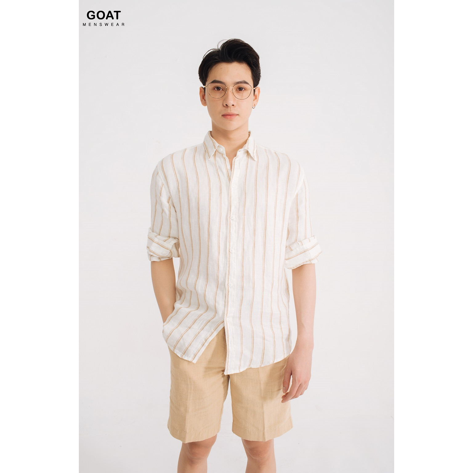 Áo Sơ Mi Sọc Nam GOAT MENSWEAR