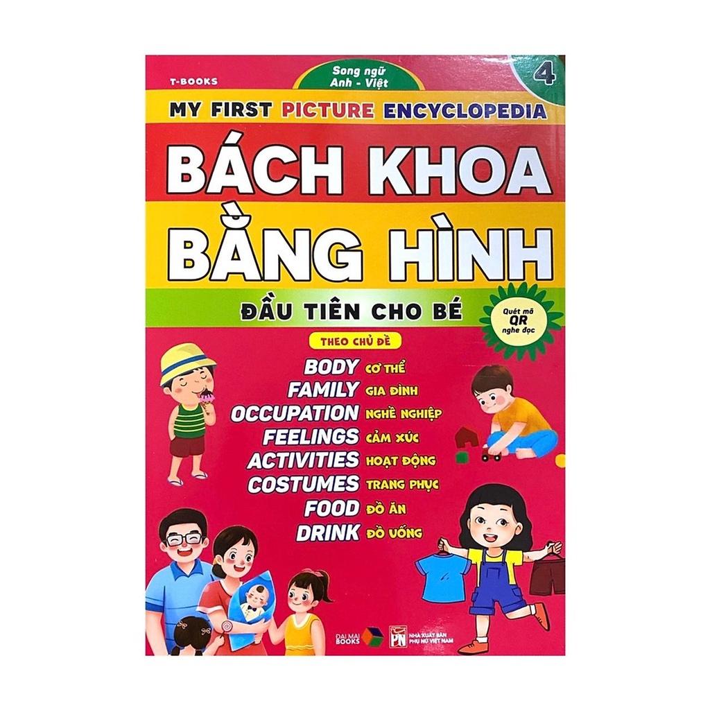 Bách khoa bằng hình đầu tiên cho bé theo chủ đề bộ 5 cuốn - song ngữ Anh Việt