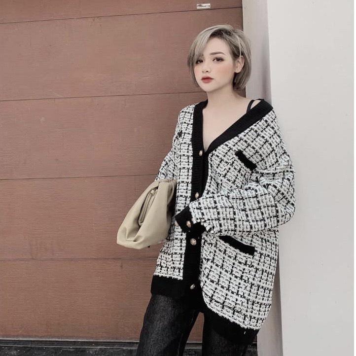 Áo khoác ️️ cadigan len. kiểu dáng Hàn Quốc trẻ trung năng động. dễ phối đồ