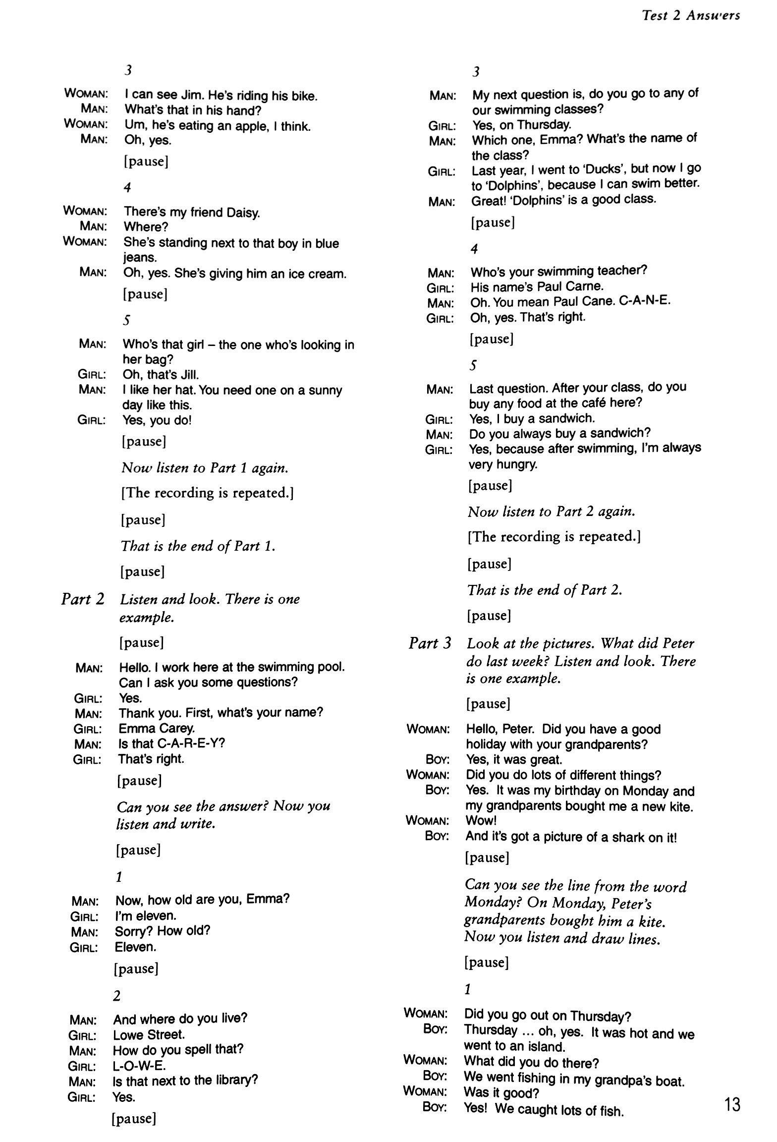 Sách ngoại văn: Cambridge Young Learners English Tests Second edition Movers 4 Answer Booklet