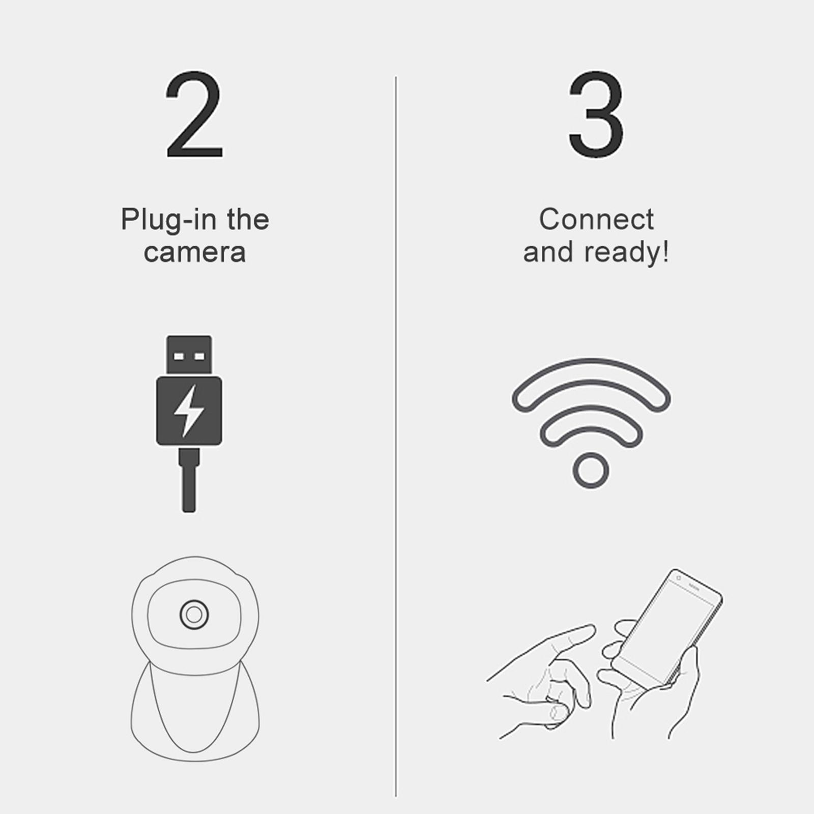 Bulb Shape 2MP E27 WiFi Wireless  Camera IP Camera for