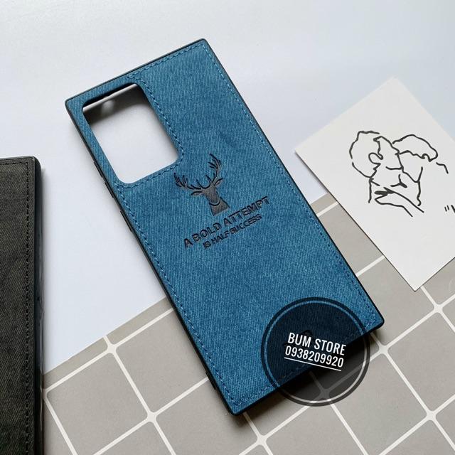 Ốp Lưng Vải Deer Cho Dòng Samsung Galaxy Note 20 / Note 20 Ultra / S20 Ultra / S20 plus