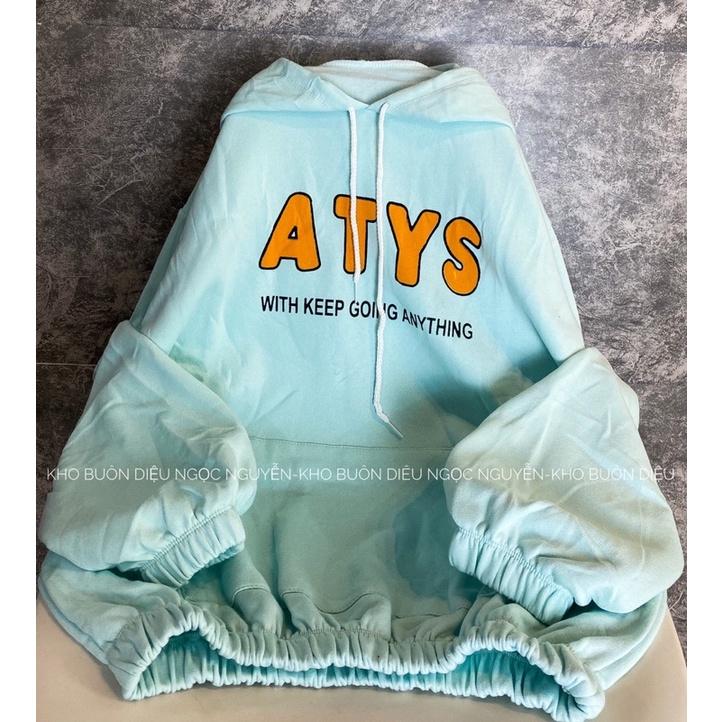 Hoddie nhiều màu ATYS full màu unisex from thụng nỉ ngoại xinh
