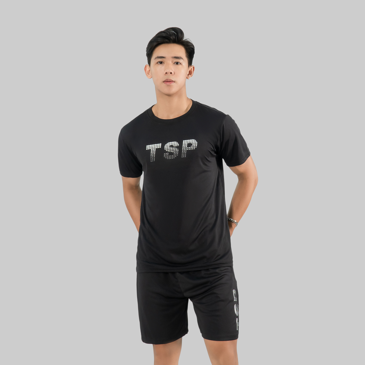 Bộ Quần Áo Thể Thao Nam TSIMPLE tập gym vải thun lạnh thoáng mát co giãn tôn dáng chuẩn form MSSBHP2