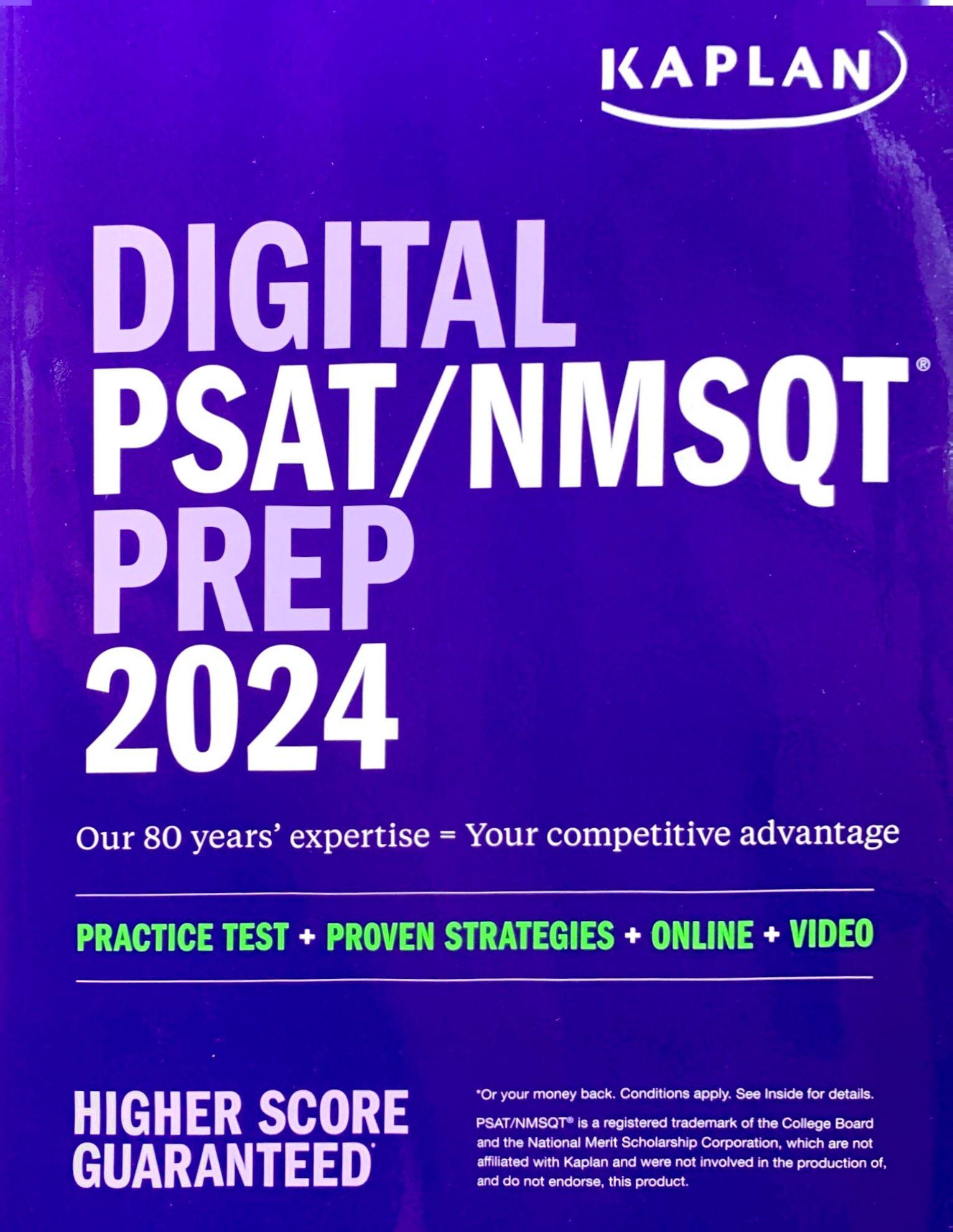 Sách ngoại văn: Digital PSAT/NMSQT Prep 2024 With 1 Full Length Practice Test, Practice Questions, And Quizzes (Kaplan Test Prep)