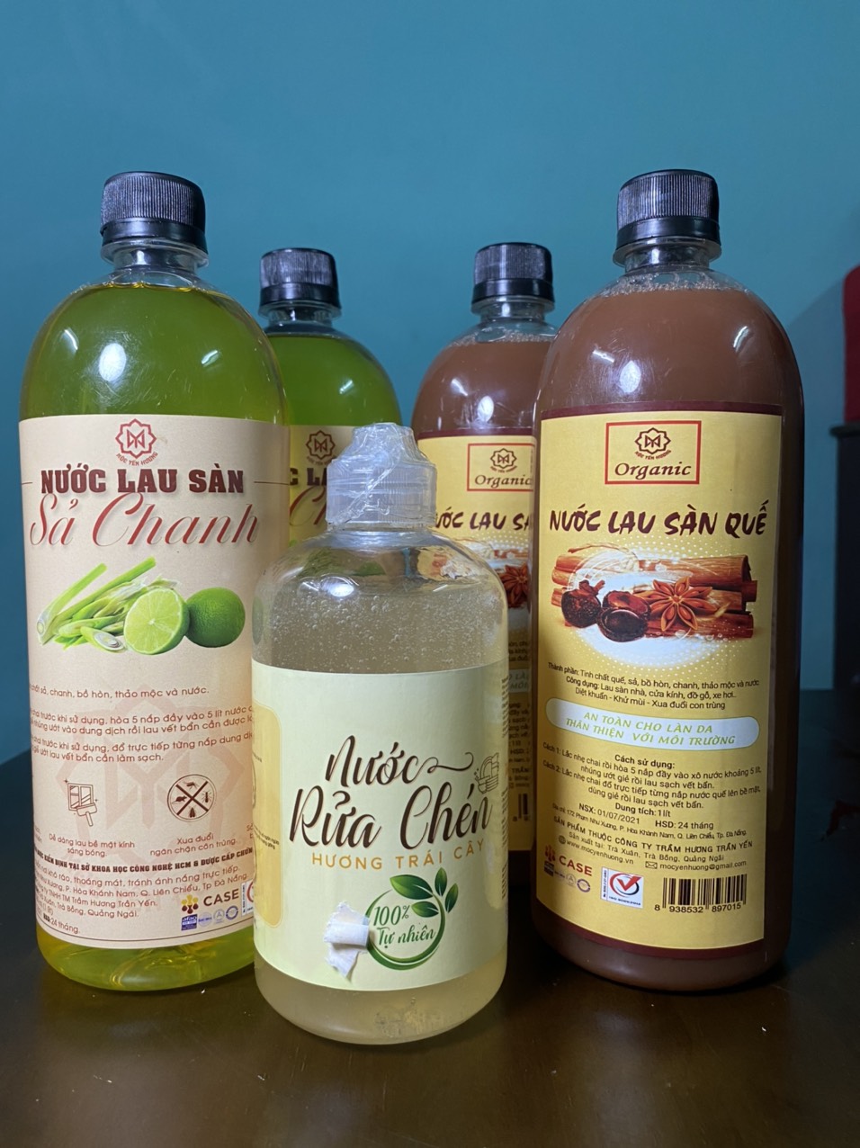 NƯỚC LAU SÀN HƯƠNG SẢ CHANH - MỘC YẾN HƯƠNG - chai 1000ml