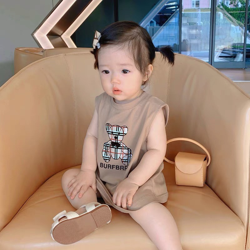 SET 3 VÁY COTTON SÁT NÁCH THOÁNG MÁT CHO BÉ GÁI FORM SUÔNG THOẢI MÁI