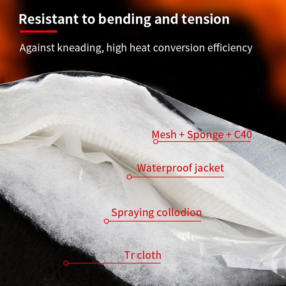 Electric Heating Glove Skiing Glove Windproof Heating Glove USB Glove Riding Glove Winter Cycling Glove