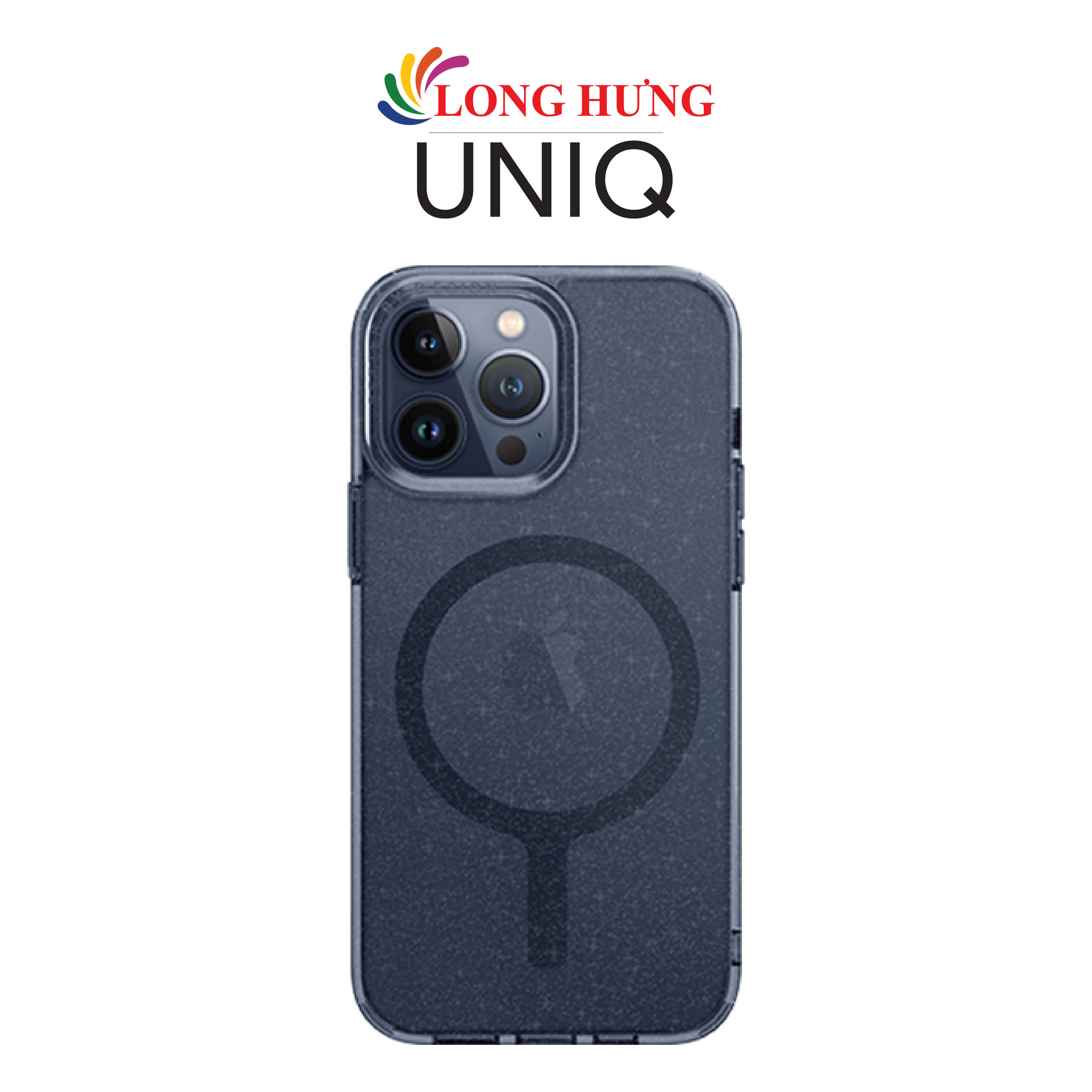 Ốp lưng chống sốc hỗ trợ sạc không dây Uniq Hybrid Compatible LifePro Xtreme dành cho iPhone 15 Pro Max - Hàng chính hãng