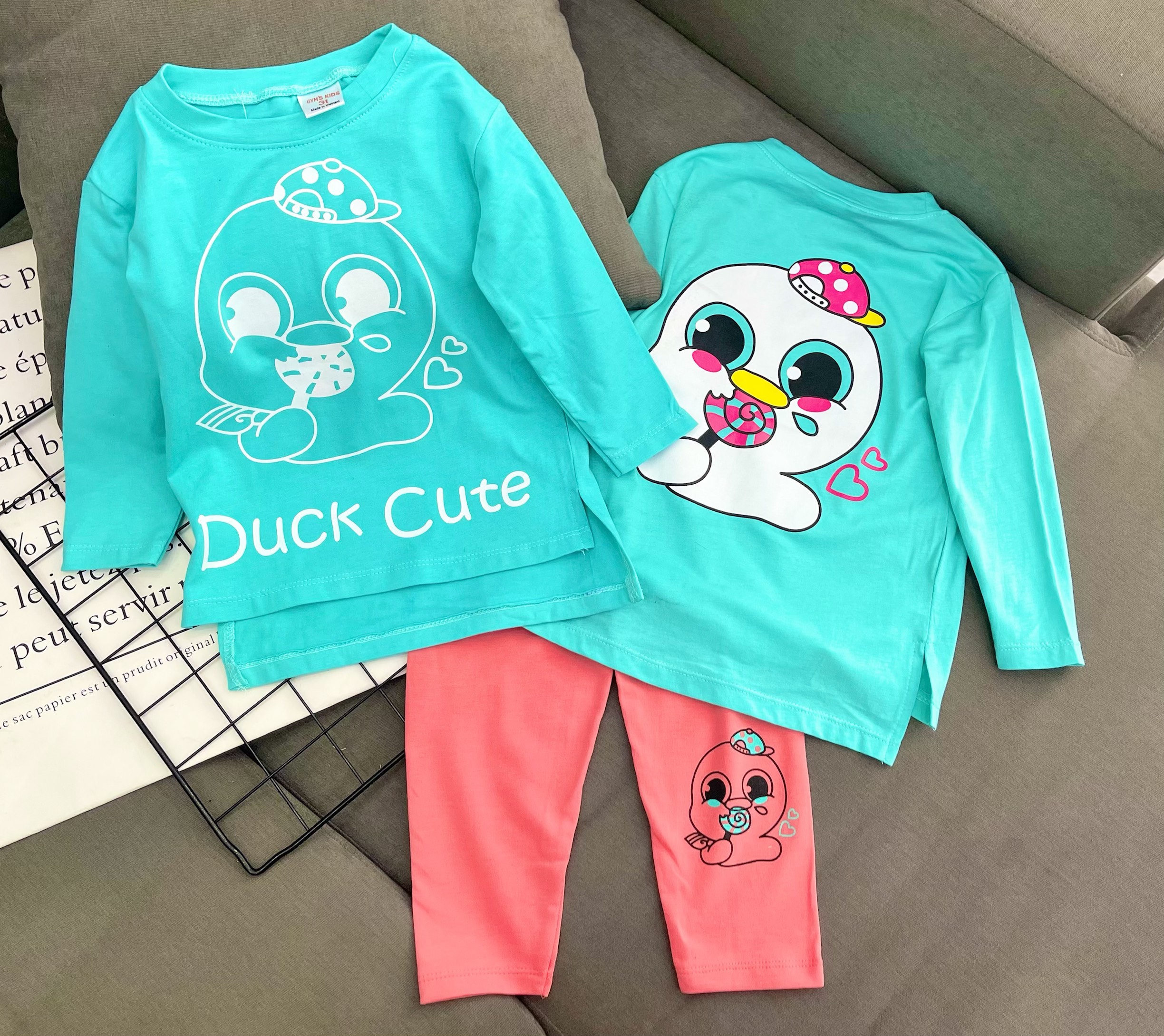 [SIÊU CUTE] 10-22KG Bộ Dài Tay Cực Dễ Thương Cho Bé Gái - NGẪU NHIÊN HOẶC NHẮN TIN CHO SHOP CHỌN MẪU