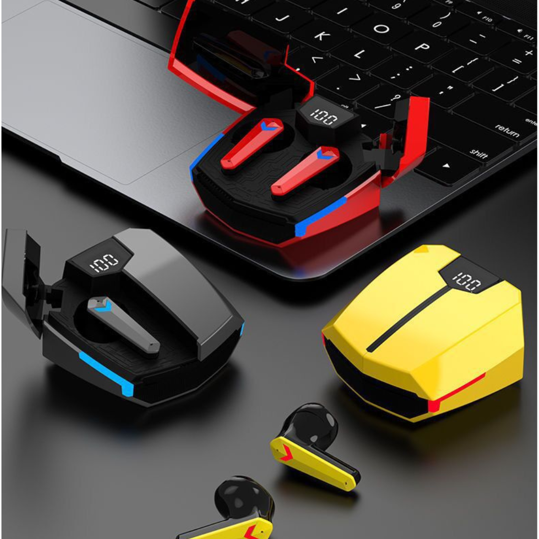 Tai nghe không dây bluetooth Gaming JX20 ENC thiết kế thể thao và gaming cao cấp ( Bản quốc tế, tặng găng gaming)