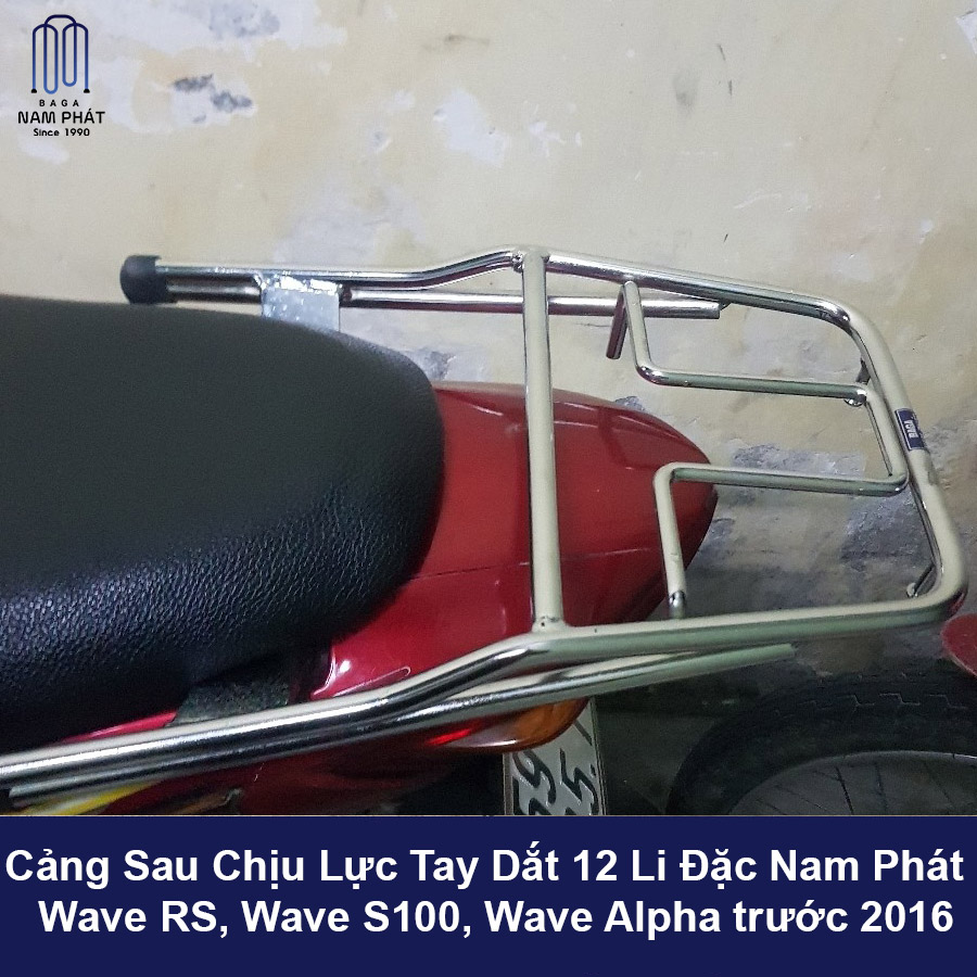 Cảng Sau Wave RS, RSX trước 2010, Wave @, Wave Alpha  trước 2016, Wave S100 Chịu Lực Tay Dắt 12 Li Đặc Nam Phát