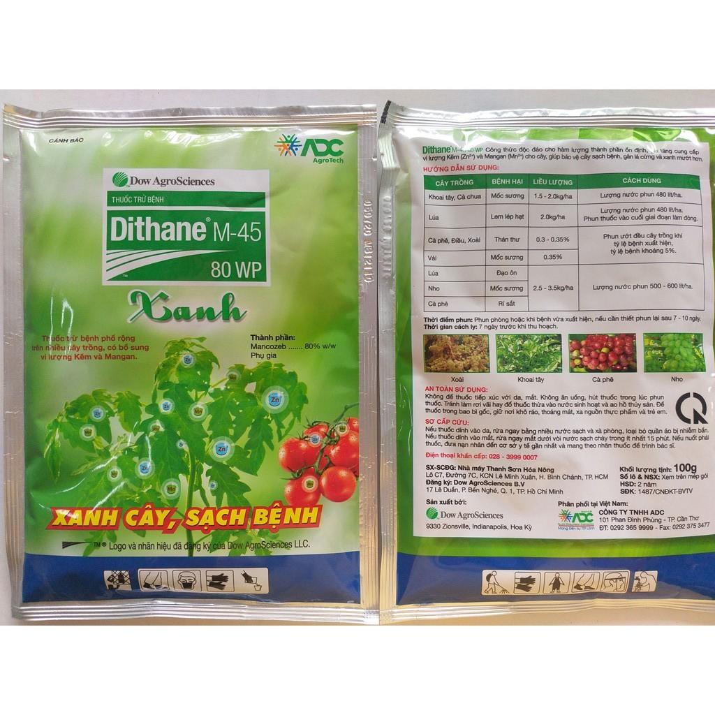 Thuốc trừ bệnh cây trồng Dithane M-45 80WP - 100gr