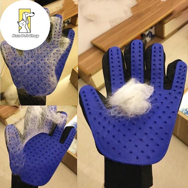 Găng tay chải Lông Thần Thánh cho Thú Cưng️
