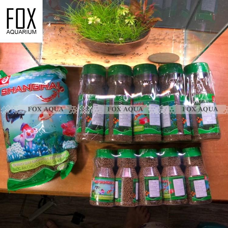 Cám Cá Shanghai, Thức Ăn Cho Cá Cảnh Cao Cấp Shanghai Lọ 50g/100g