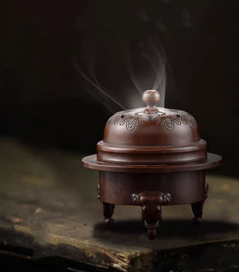 Lư hương Bồ Đề Tam Tượng (Đỉnh trầm Bồ Đề Tam Tượng)