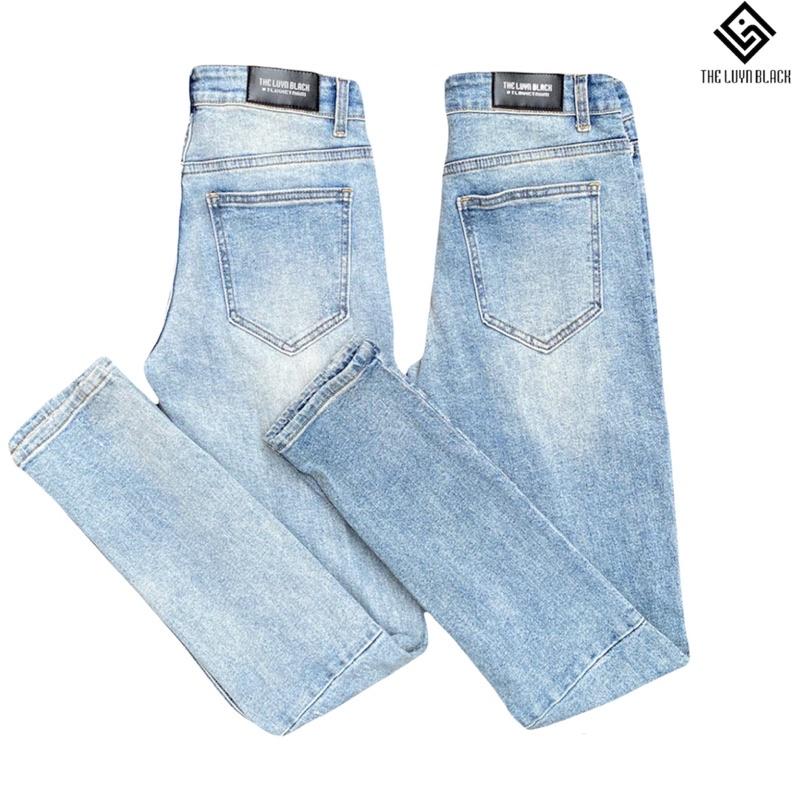 Quần Jeans Nam STREETWEAR Cao Cấp, Quần Bò Trơn, Màu Vintage Không Phai Màu TLB Vietnam