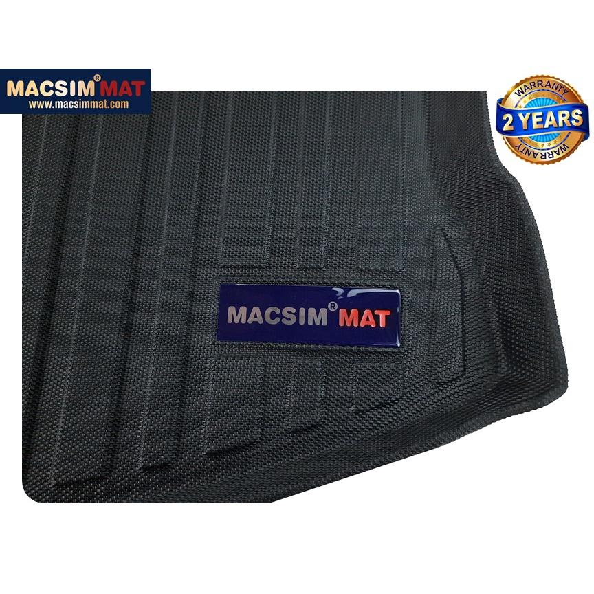 Thảm lót cốp xe ô tô Lincoln MKC 2015-2017 nhãn hiệu Macsim chất liệu TPV cao cấp màu đen hàng loại 2