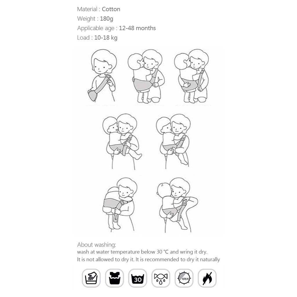 Di Động Cho Bé Sáng Tạo Trước Giữ Eo Bé Phân Đa Năng 4 Mùa Giải Có Đệm Cho Bé Hiện Vật Ba Lô