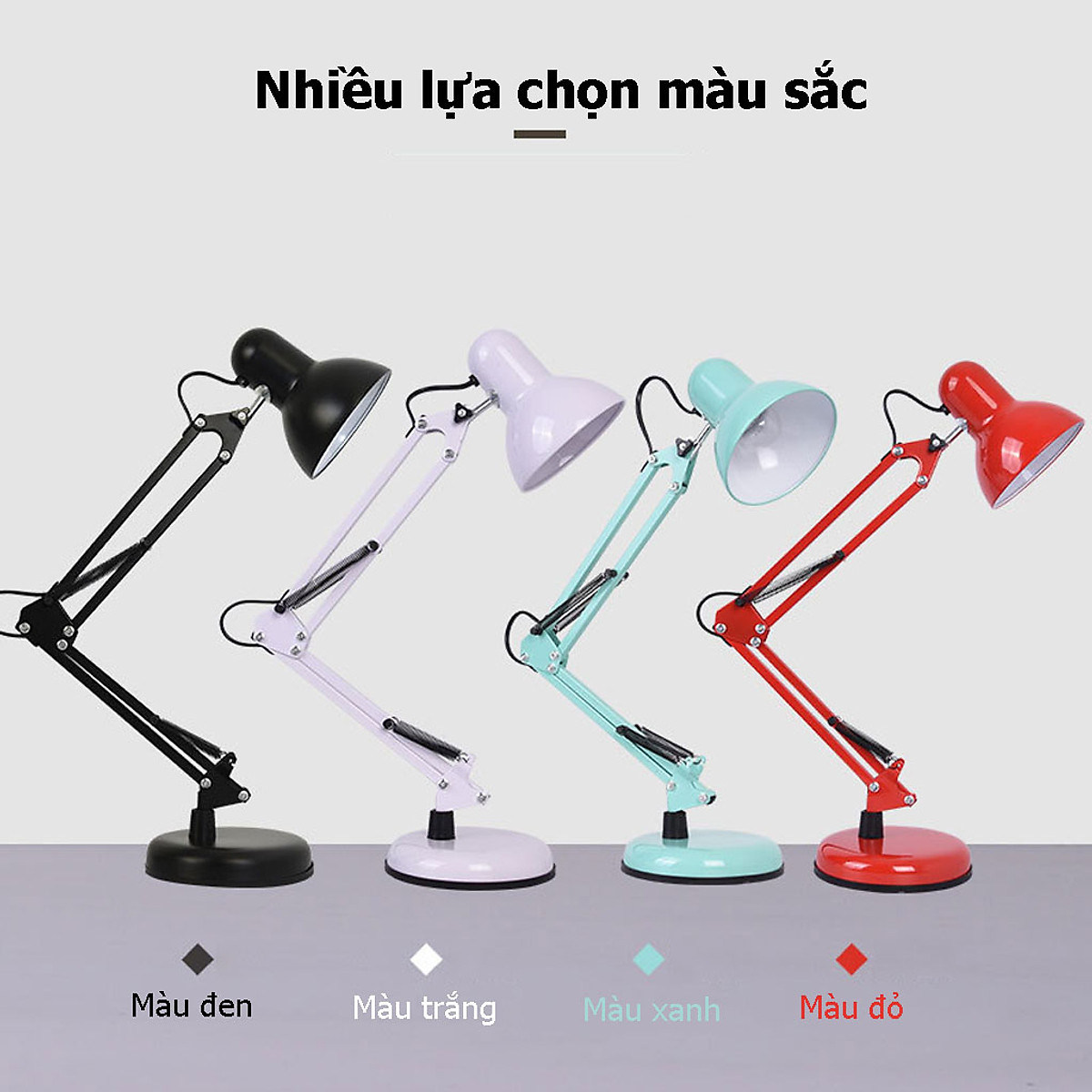 Đèn Bàn Học ESSAGER T22, Đèn Học Chống Cận Thị, Đèn Đọc Sách, Đèn Làm Việc Để Bàn Chống Chói Mắt Lóa Mắt Bảo Vệ Mắt + Bóng Đèn + Chân Kẹp + Chân Đế , Có Thể Gập - HÀNG CHÍNH HÃNG