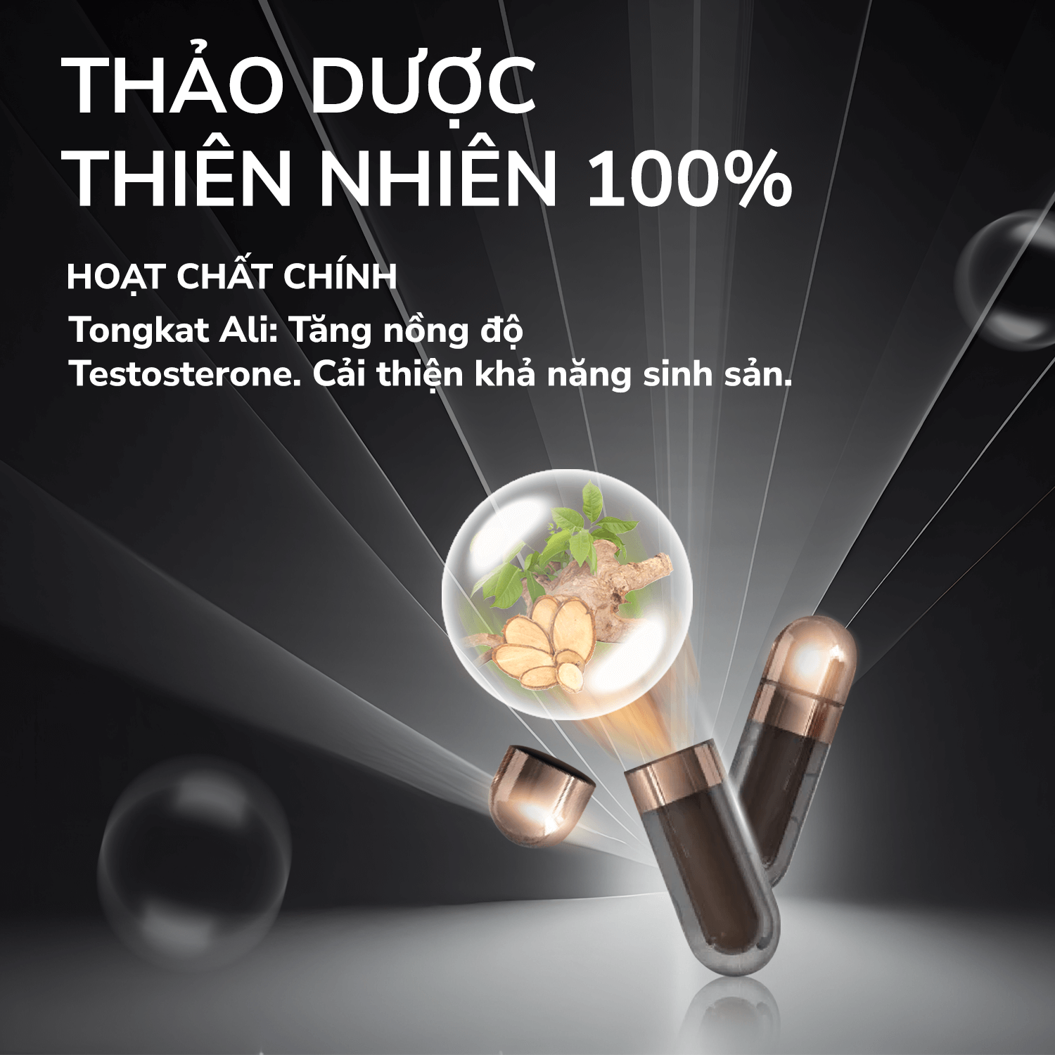 Bộ 2 Vỉ 3 viên uống tăng cường sinh lý nam giới Powergra tặng vỉ 1 viên