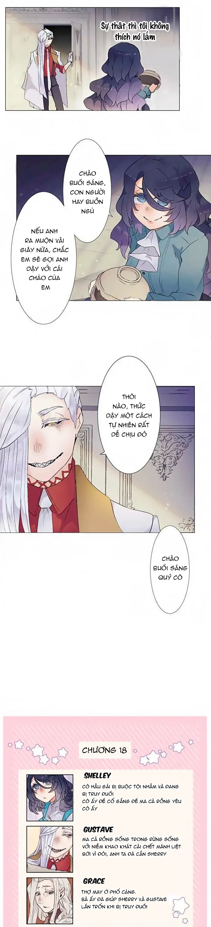 cô gái bị truy đuổi và chàng ma cà rồng chapter 18.1 8