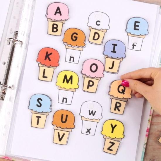 Bộ học liệu Montessori bóc dán Học liệu hoạt động mùa hè - Đồ chơi giáo dục sớm Montessori