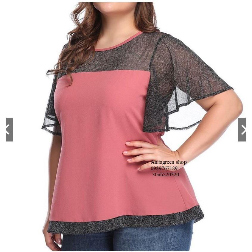 Nh220520-áo kiểu nữ bigsize
