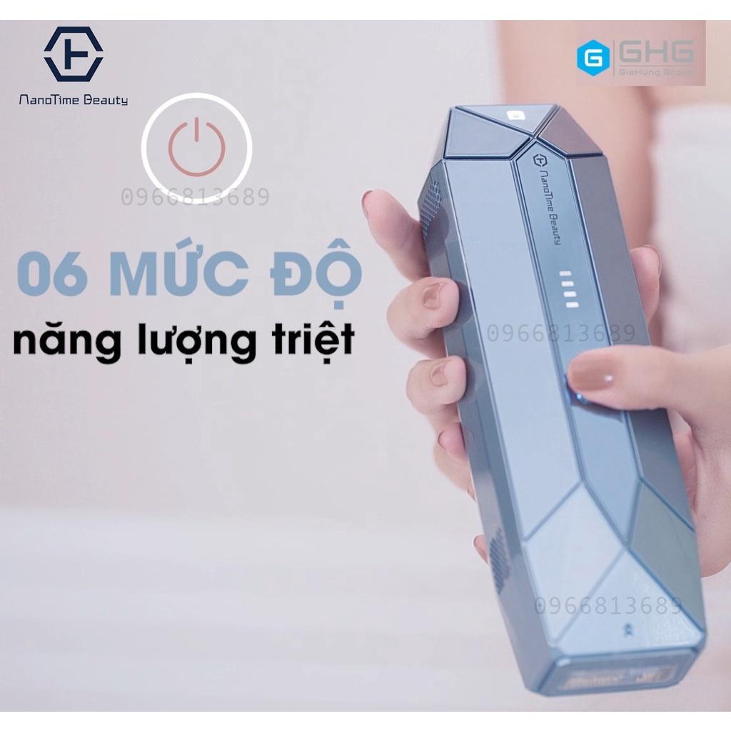 Máy triệt lông, máy tẩy lông NanoTime Beauty B65Pro Chính Hãng công nghệ triệt lạnh 10 độ C vĩnh viễn tại nhà