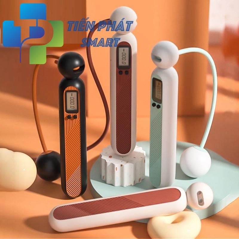 Dây Nhảy Đo Calo Không Dây Có Bóng Đếm Số Vòng, Tính Calo, Quãng Đường Tập Thể Dục, Tăng Thể Lực Giảm Cân